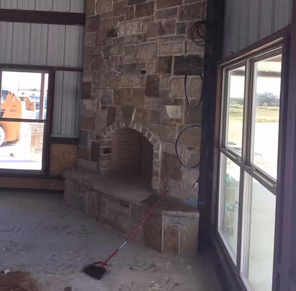 North Texas Outdoor Construction Fireplaces 082