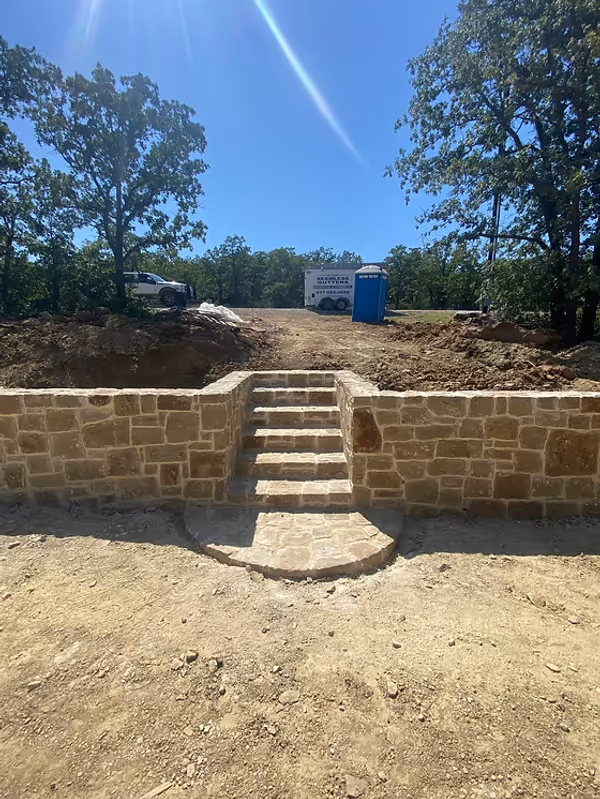 North Texas Outdoor Construction Steps 121