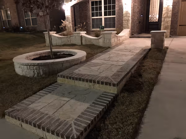North Texas Outdoor Construction Steps 148