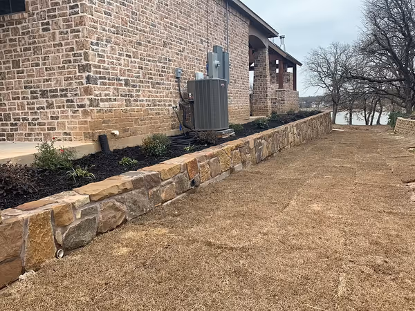 North Texas Outdoor Construction Walls Landscapes 107